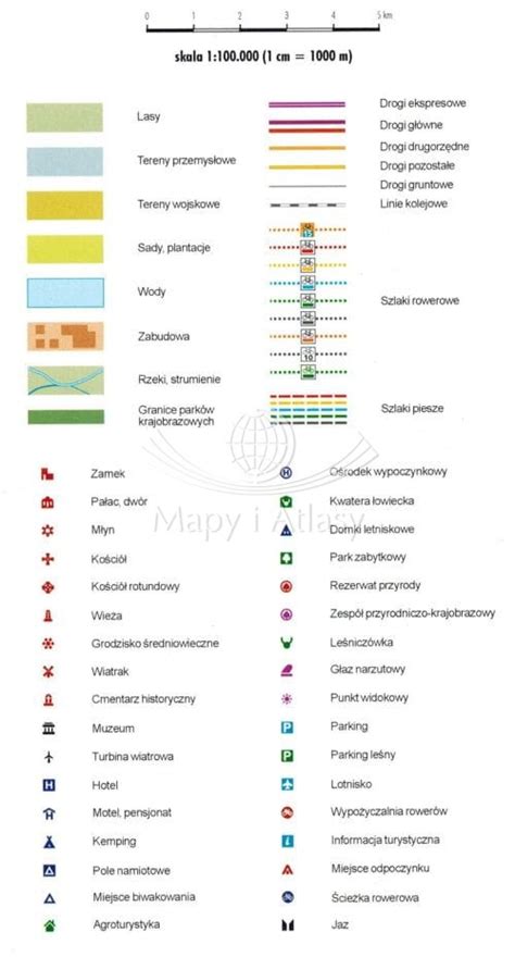 Pojezierze Drawskie Mapa Sk Adana Przewodnik Eko Map