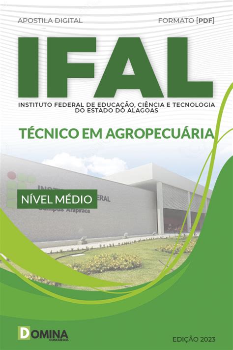 Apostila Para Concurso Ifal 23 Téc Em Agropecuária Domina