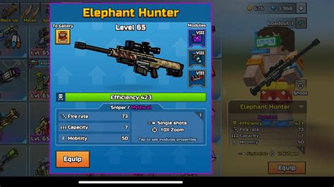 Mythical Elephant Hunter Pixel Gun 3d Youtube