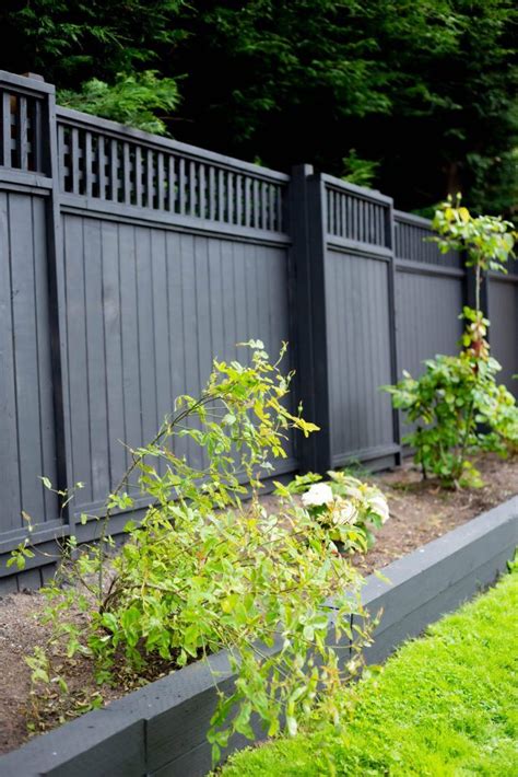 Black wood fence reveal – Artofit