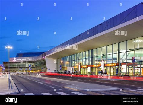 Warsaw Warsaw Airport Terminal Stock Photo - Alamy