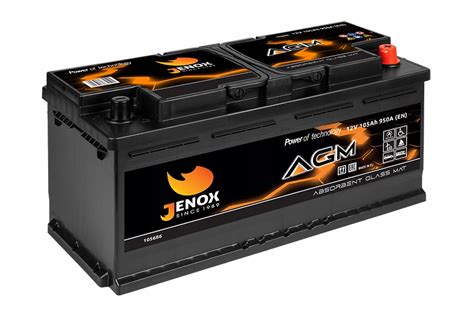 Akumulator Jenox AGM Start Stop 12V 105Ah 950A R105686M za 700 zł z