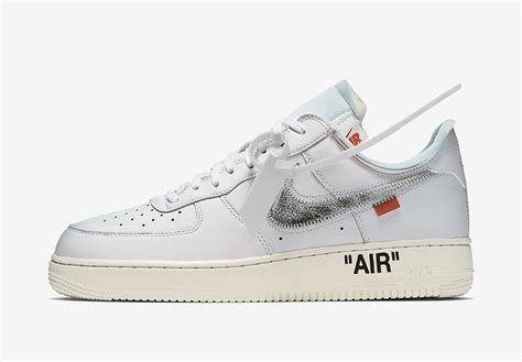 La Off White x Nike Air Force 1 White Metallic Silver bientôt