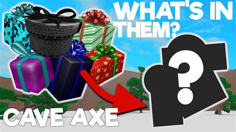 What S In The New Gifts NEW CAVE AXE STATS Lumber Tycoon 2 Roblox