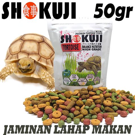 Jual Gr Shokuji Makanan Sulkata Pardalis Cherryhead Pakan Sulcata