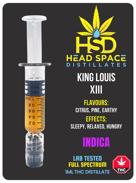 Buy Hsd Strain Infused King Louis Xiii Indica Tga