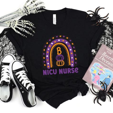 Nicu Nurse Halloween Shirt Neonatal Icu Fall Nurse Shirt Etsy