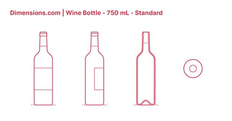 Dimensions Of 750ml Bottle