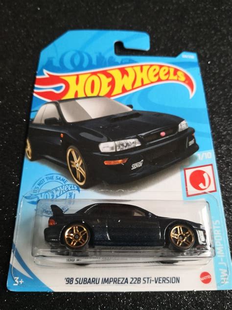 Hot Wheels 98 Subaru Impreza 22b Sti Version Dark Blue Hobbies And Toys Toys And Games On Carousell