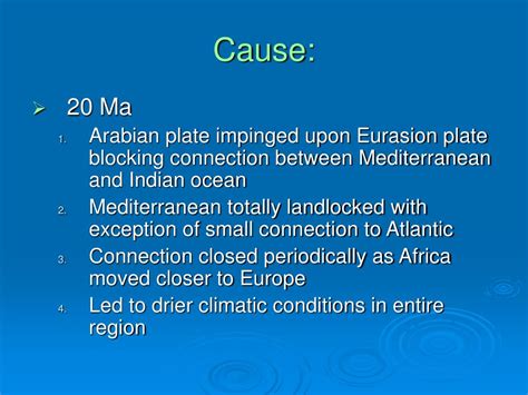 PPT - The Messinian Salinity Crisis PowerPoint Presentation, free ...