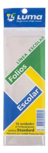 Folio Escolar N Luma Cl Sico Unidades Oferta