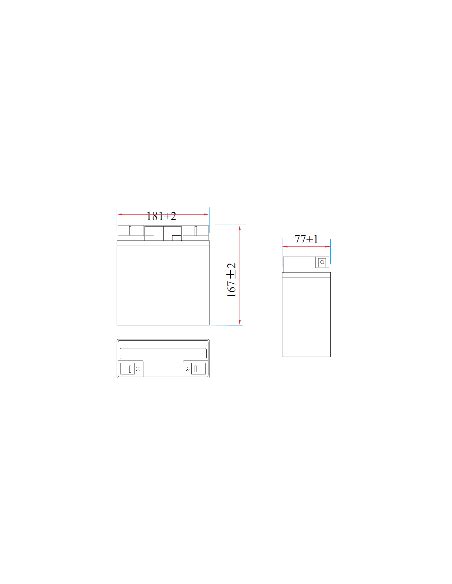 Bater A Recargable De Plomo Acido V Ah Conector Faston