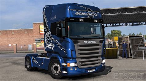 Scania R Rjl Blue Shark Limited Edition Metallic Skin Ets Mods