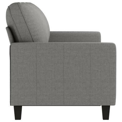 LEX Canapé à 3 places Gris foncé 180 cm Tissu Qqmora MWX92702