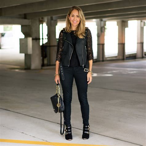 Today's Everyday Fashion: Leather and Lace — J's Everyday Fashion