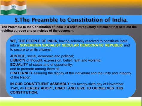 Educational Provisions In The Constitution Of India Ppt