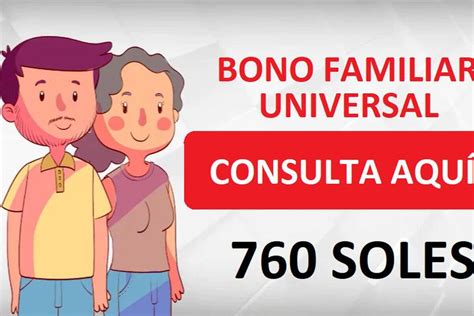 Consulta Bono Familiar Universal Consulta Perú