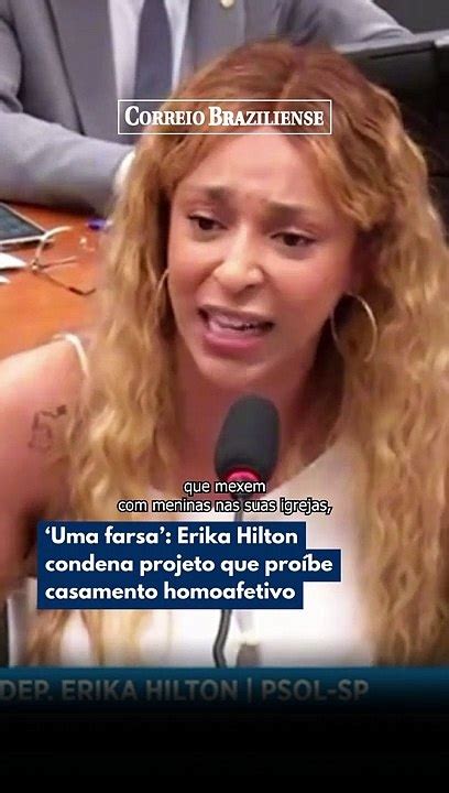 Uma Farsa Erika Hilton Condena Projeto Que Pro Be Casamento