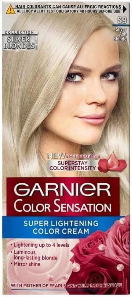 Garnier Color Sensation Vivids Blonde Hair Dye Permanent Silver Ash