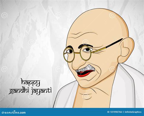 Illustration De Fond De Gandhi Jayanti Illustration De Vecteur