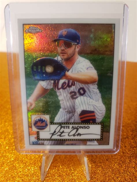 Topps Series Pete Alonso Topps Redux Chrome Insert Tc