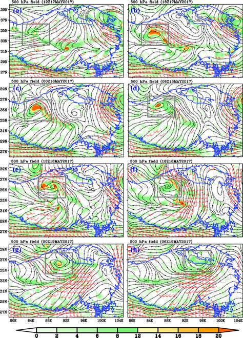 The Hpa Stream Field Wind Field A Full Wind Bar Is Ms And