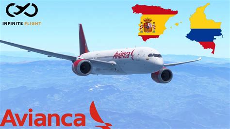 Infinite Flight Madrid Mad To Bogot Bog Avianca Boeing