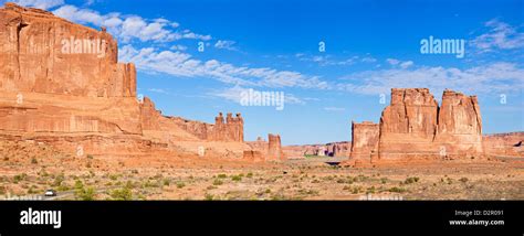 The Three Gossips And The Courthouse Towers Rock Formations Arches