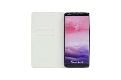 Samsung Galaxy Note 8 Preklopna Torbica Wlgo Butterfly Bela