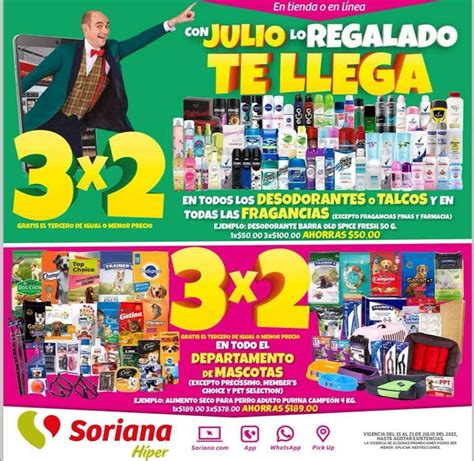 Soriana Hper Julio Regalado Folleto Semanal De Ofertas Del Viernes