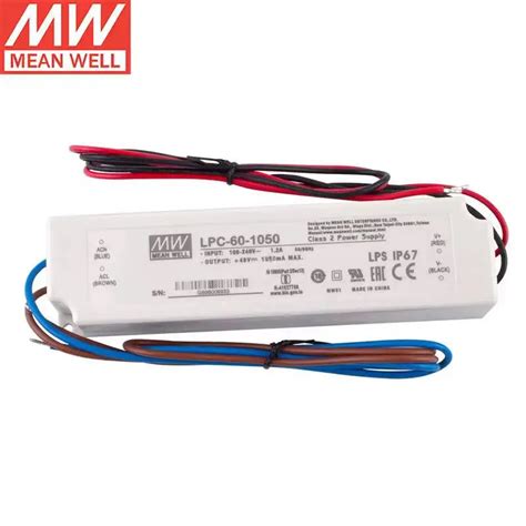 MEAN WELL LPC 60 1050 1050mA Constant Current Single Output Switching