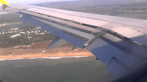 Landing At Faro Airport Youtube