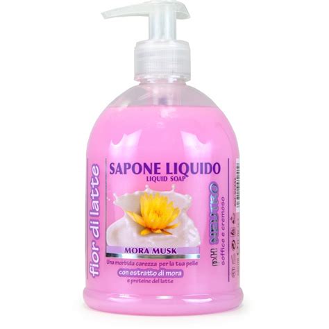 Sapone Liquido Fior Di Latte Mora Musk Ml 500 Ordinalo Ora Su Cicalia