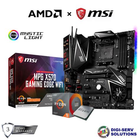 Sale Amd Ryzen 5 3600xt Processor With Msi Mpg X570 Gaming Edge Wifi Amd Am4 Gaming