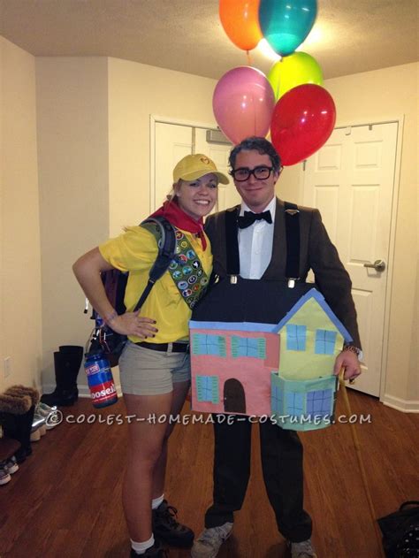 Coolest UP Carl Fredricksen And Russell Couple Costume Couple