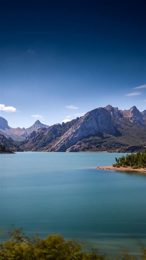 Picos De Europa Wallpaper K Spain Mountain Range Blue Sky