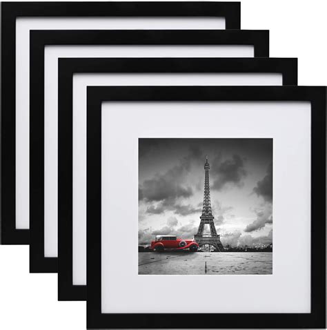 Pf A REAL GLASS 16x16 For 12x12 Black Picture Frame 12x12 Frame