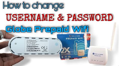 How To Change Username And Password On Your Globe At Home Prepaid Wifi