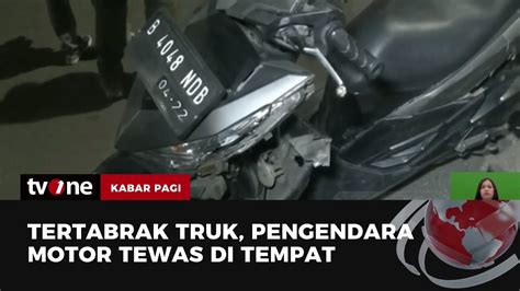 Gagal Mendahului Pengendara Motor Tewas Terlindas Truk Muatan Beton