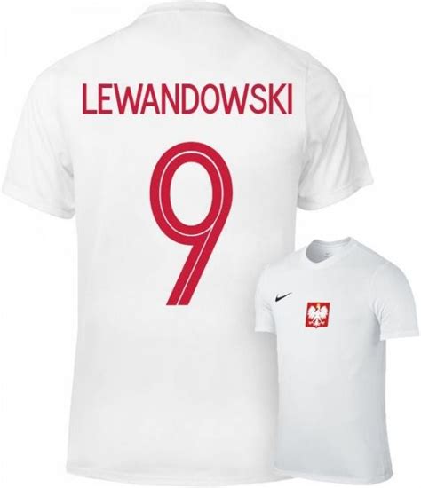 Nike Koszulka Polska II Lewandowski 9 Kibica Personalizowana