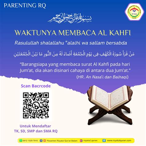 Hari Jumat Waktunya Membaca Al Kahfi Royatul Quran