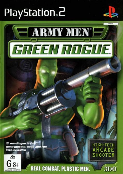 Army Men Green Rogue Playstation Box Cover Art Mobygames