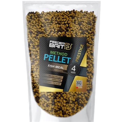 Pellet Zanętowy Feeder Bait Method Prestige Natural Ryba 4mm 800g Na