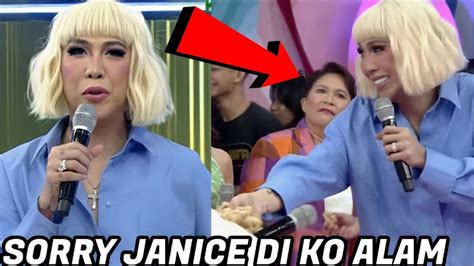 Vice Ganda Nagsorry Kay Janice De Belen Hinggil Sa Hindi Nito Pagpansin