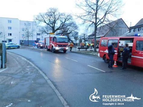 Meldung Brennende Terassenüberdachung Feuerwehr Holzgerlingen