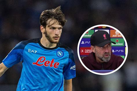 Jurgen Klopp Praises Napolis Cheeky Khvicha Kvaratskhelia After