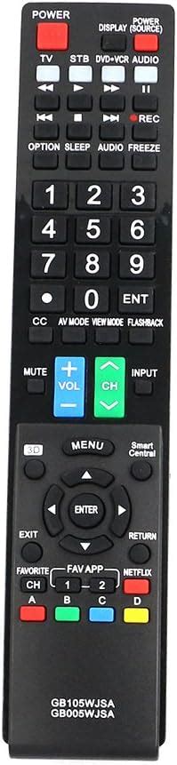 Amazon New Lost Replace Remote For Sharp Aquos Tv Remote Control