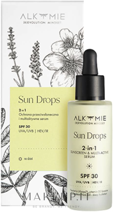 Alkmie Sun Drops Sunscreen Multi Active Serum SPF 30 Crema Solare E