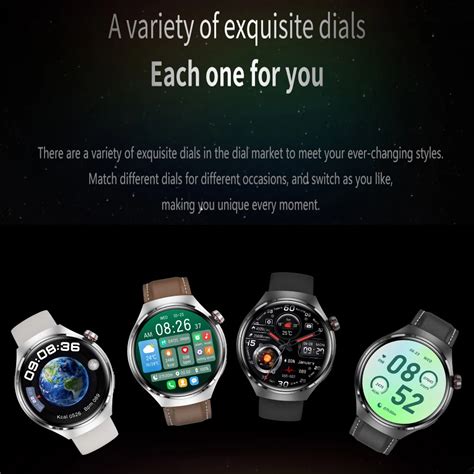 2023 New For Huawei GT4 Pro Smart Watch Men IP68 NFC GPS Tracker AMOLED ...