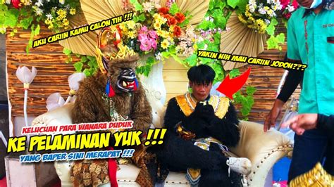 HANOMAN GERANDONG DUDUK DI PELAMINAN KUDA LUMPING MUTIARA SURYA PUTRA